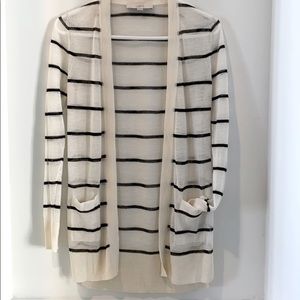 Ann Taylor Loft Striped Cardigan